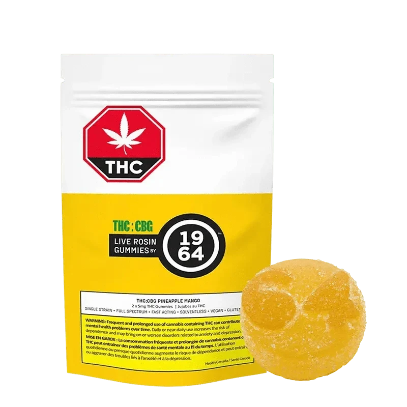 Pineapple Mango THC:CBG Live Rosin By 1964 (S)