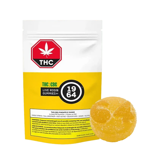 Pineapple Mango THC:CBG Live Rosin By 1964 (S)