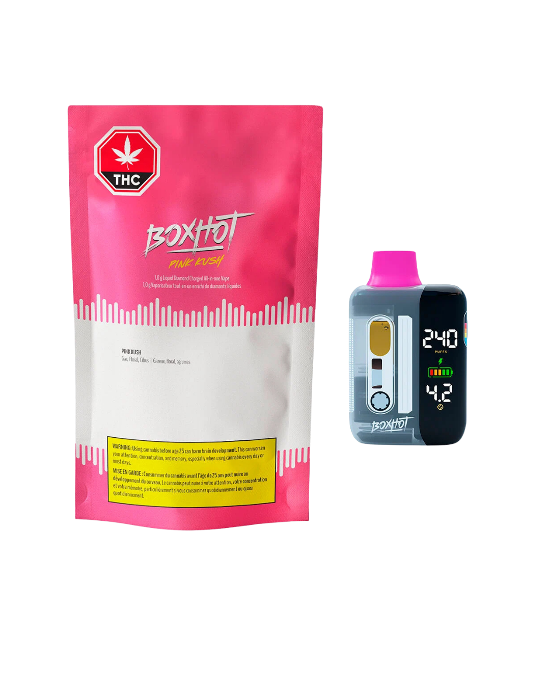 Pink Kush Liquid Diamond By Boxhot (H)