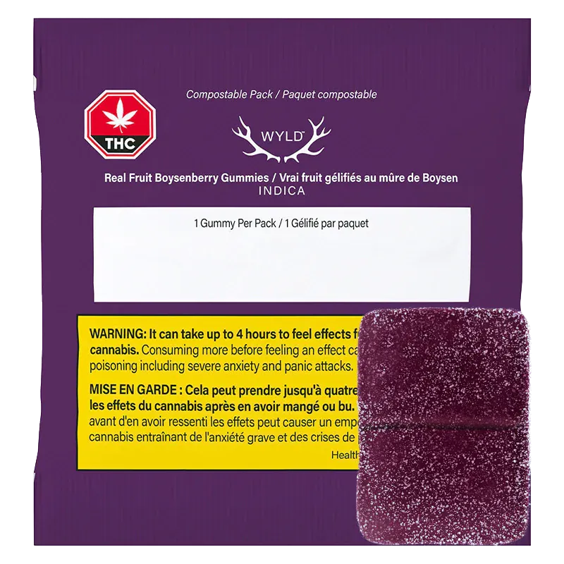 Real Fruit Boysenberry 1:1:2 THC:CBN:CBD By Wyld (I)