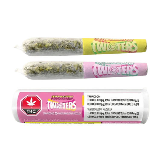 Tropicoco & Watermelon distillate and Terps Infused By Rizzlers