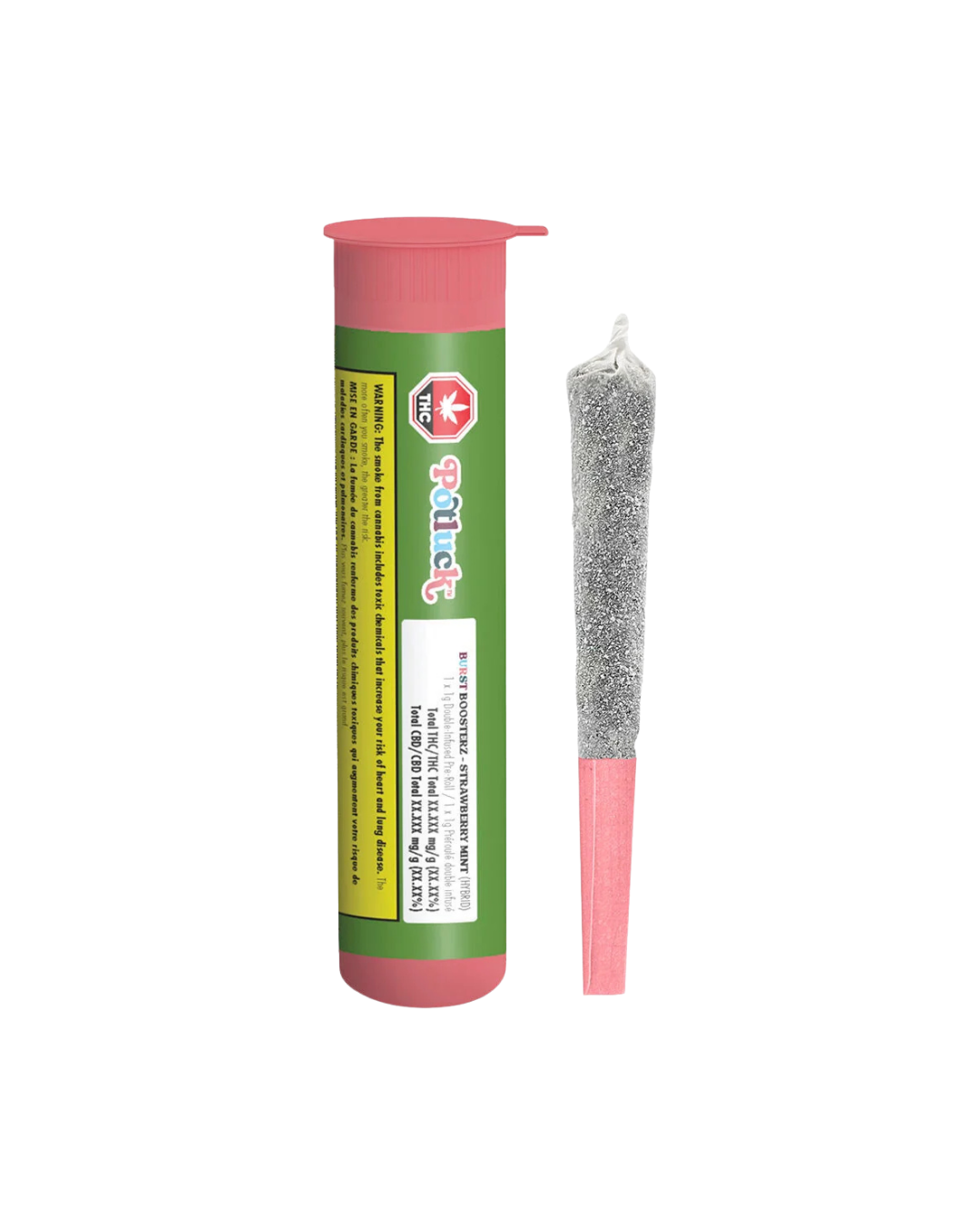 Strawberry Mint Double Infused and Diamond Coated By Potluck