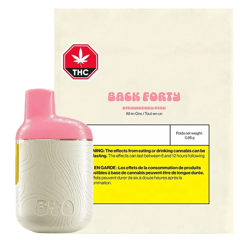 Strawberry Pink Liquid Diamonds By Back Forty (H)