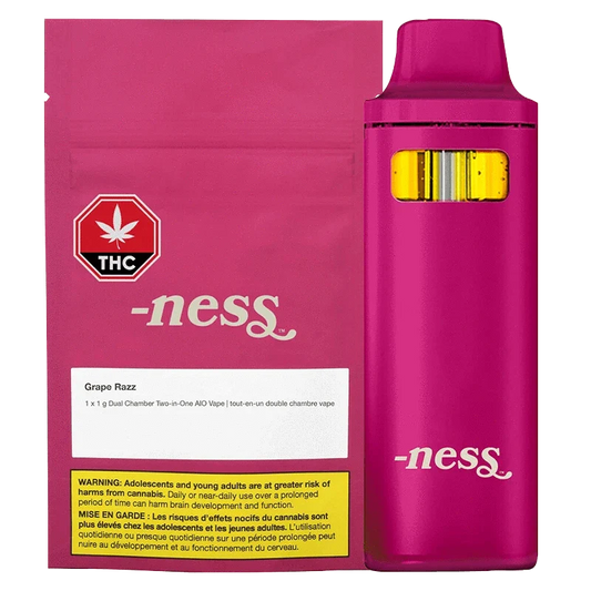 Grape Razz Dual Chamber Two-in-One By Ness (H)