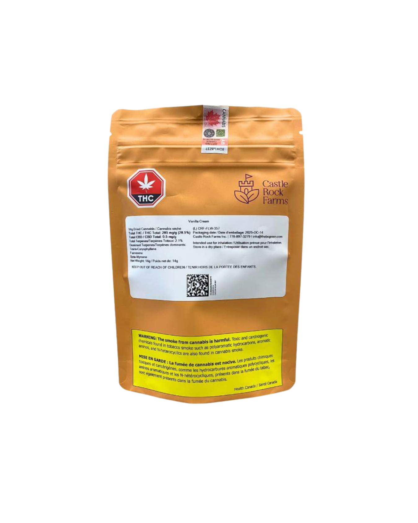 Vanilla Cream By Castle Rock Farms