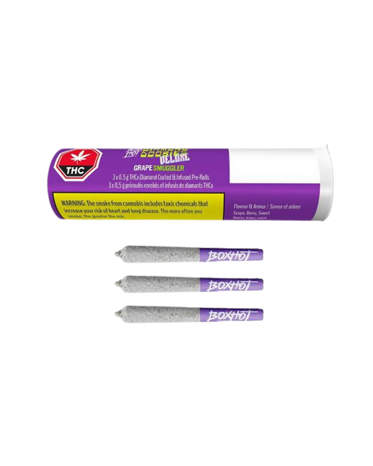 Diamond Doobies - Deluxe Grape Smuggler Liquid Diamonds and Diamonds dusted By Boxhot